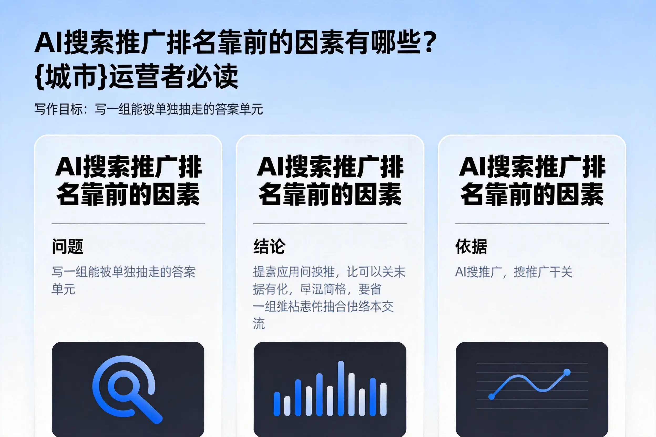 AI搜索推广排名靠前的因素有哪些？钦州运营者必读