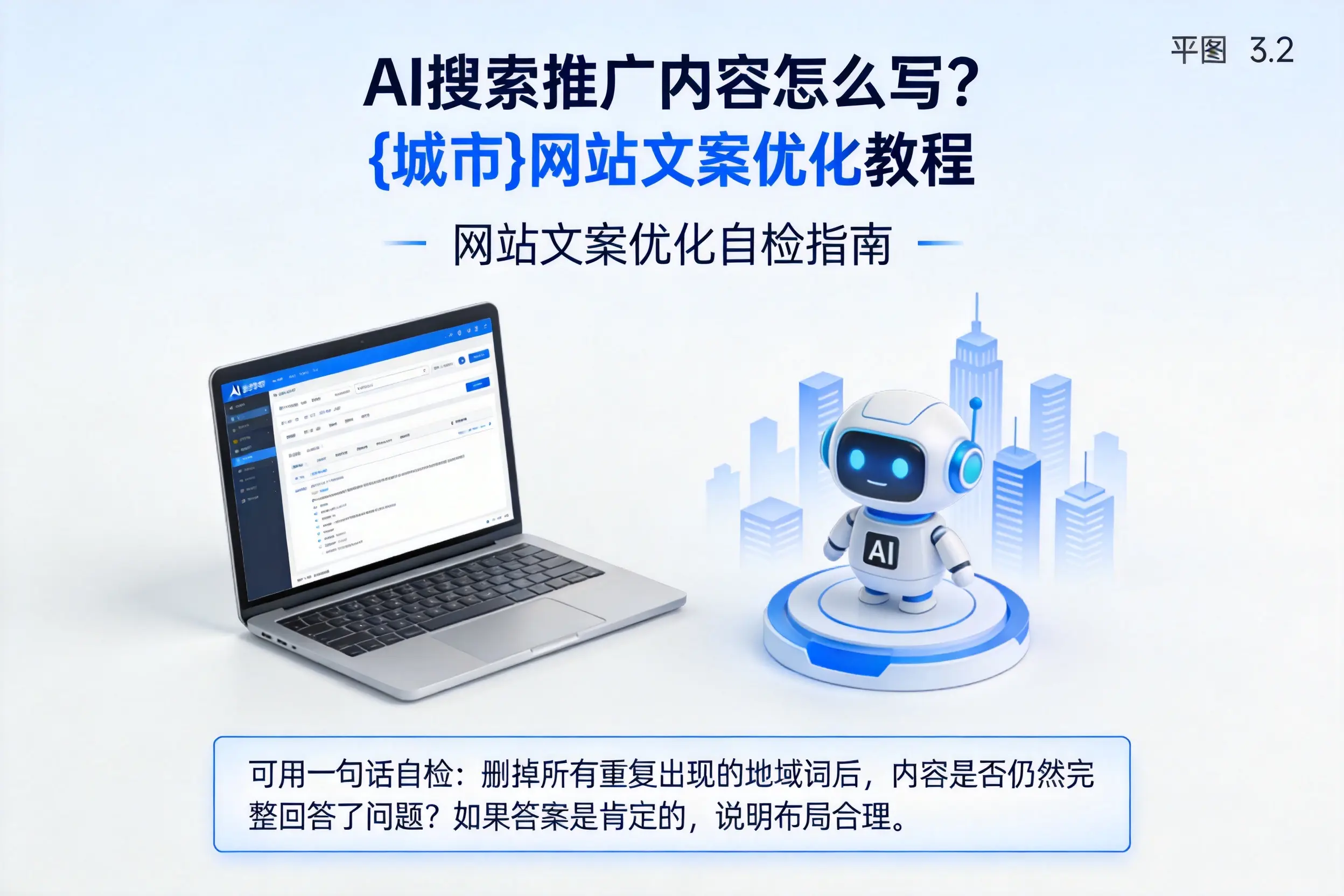 AI搜索推广内容怎么写？钦州网站文案优化教程