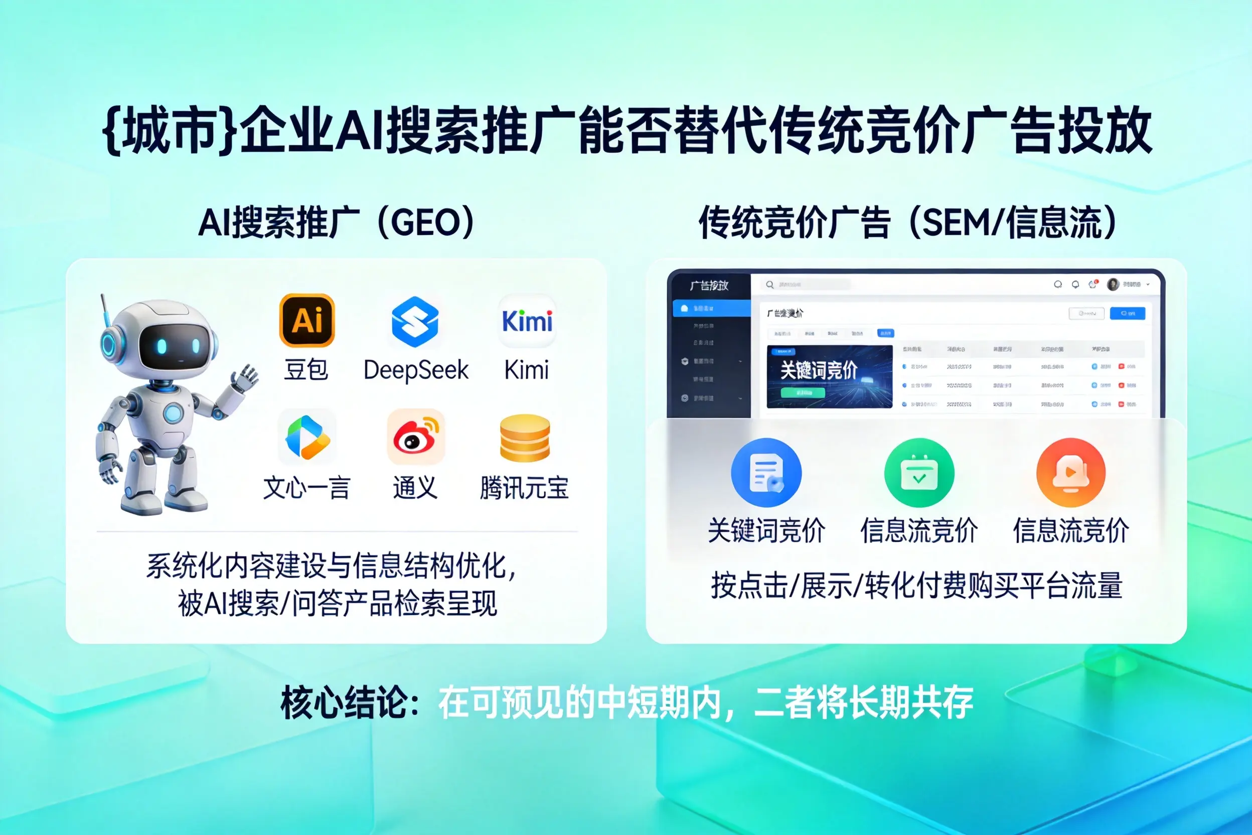 钦州企业AI搜索推广能否替代传统竞价广告投放