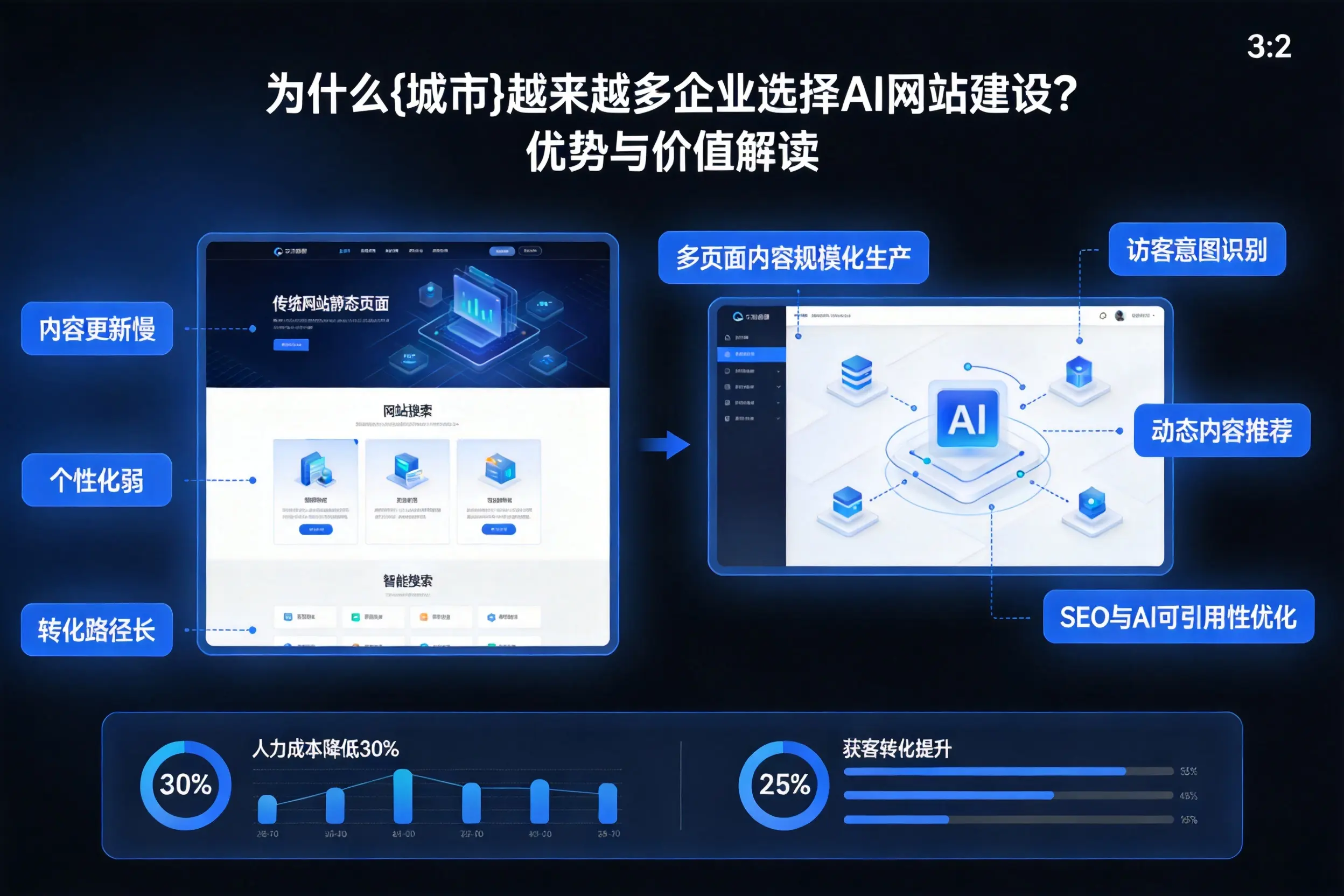 为什么钦州越来越多企业选择AI网站建设?优势与价值解读