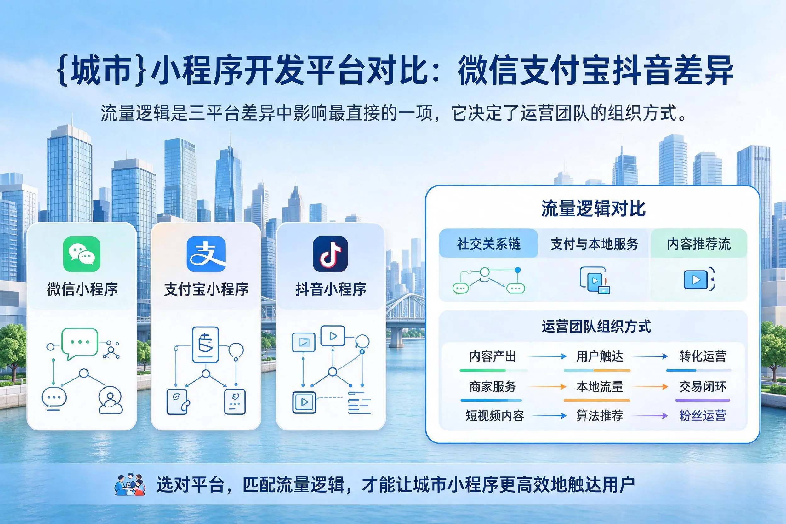 钦州小程序开发平台对比:微信支付宝抖音差异